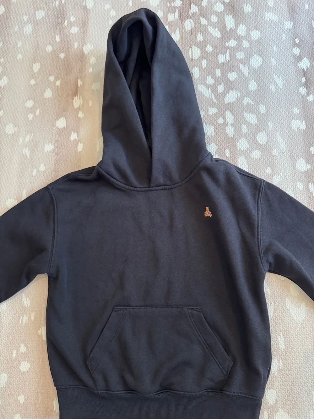 BabyGap Girls Black Brannan Bear Pullover Hoodie 5T